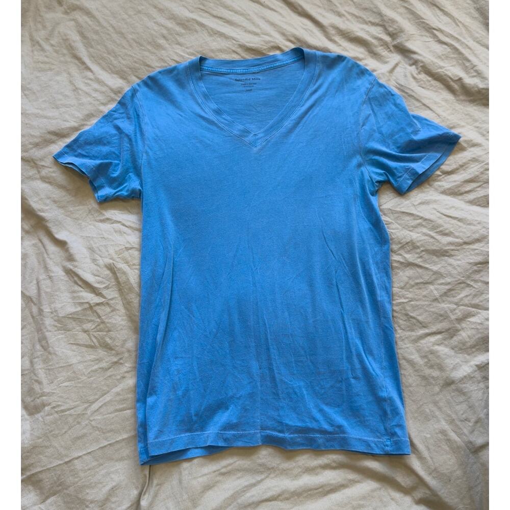 Splendid Mills 100% Cotton Blue Basic T-Shirt